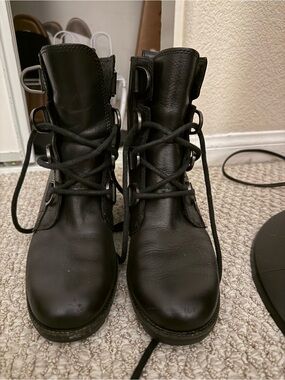 Sorel lace up booties
